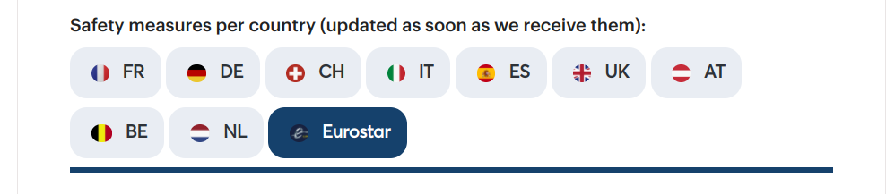 Rail Europe's mises à jour sur les services ferroviaires en Europe