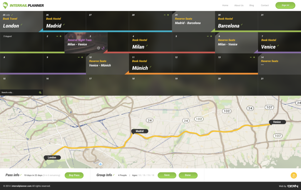 city rail journey planner